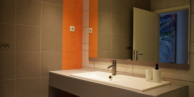 Badezimmer in unterer Etage