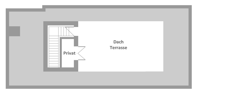 Grundriss Dachterrasse